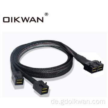HD Mini SAS SFF-8643 72P bis 2SFF-8643 HD SFF 8643 Kabel für die Verwendung von Server